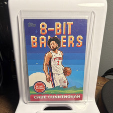 Topps 2025-26 8-Bit Ballers Insert Cade Cunningham Detroit Pistons #8B-1