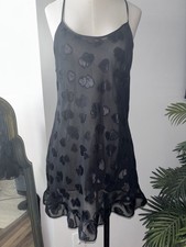 Vintage Cinema Etoile black slip dresss