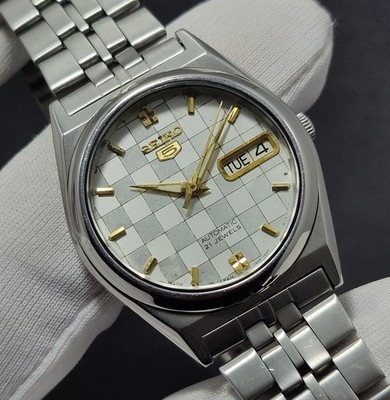 Seiko 5 Automatic 7S26-0070 ''Checkerboard Dial'' Japan Made