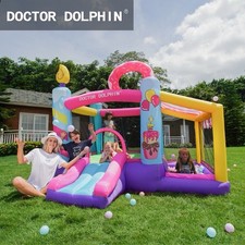 Doctor Dolphin Inflatable Bounce House For Kids Gift