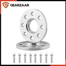 Spurverbreiterung Ersatz für VW 4x100 Ø57,1 2x10mm + 10x Radschrauben Silver