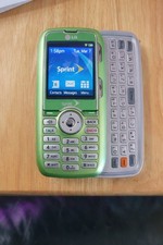 LG Rumor LX260 Green Silver Sprint Slider 1.3MP QWERTY microSD Cell Phone