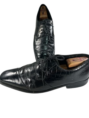 Stacy Adams Vintage Mens Black Leather Oxford Dress Square  display picture 2