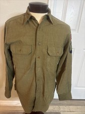 Vintage original US 1st Army Shirt WW2 40s 1940s Military Tech Sgt  patch,