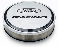 Ford Perf. 302-383 Slant Edge Air Cleaner Kit Polished Wford Racing Emblem