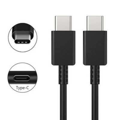Schwarz USB-C auf USB-C Datenkabel Ladekabel für MeLE PCG02 Fanless Mini PC