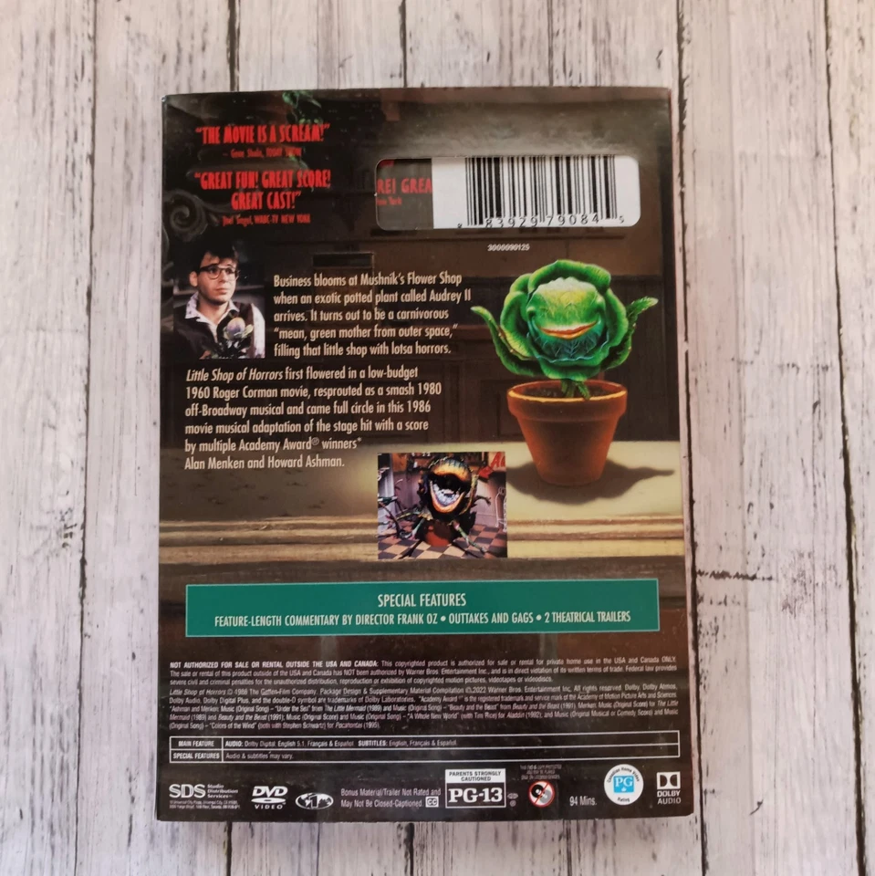 Little Shop of Horrors (DVD 2000) Musical Comedy Cult Classic NEW SEALED - Image 2 of 3