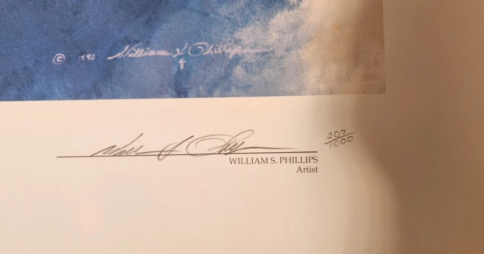 William S. Phillip "Cuando veas ceros. Impresión Fight Em" Edición Limitada 207/1000 Foto 4 de 4