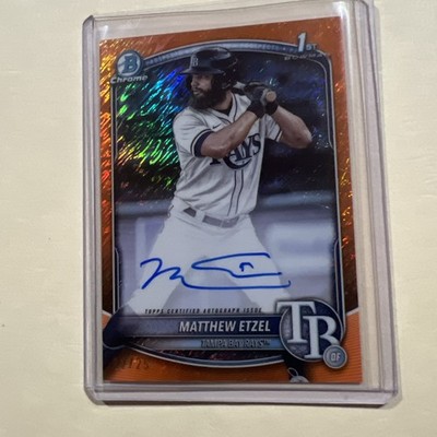 2025 Bowman Chrome - Prospect Autographs Matthew Etzel #CPA-ME...