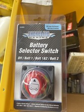 NEW Shoreline Marine SL30603 Battery Selector Switch, 2 Battery, 200 AMP