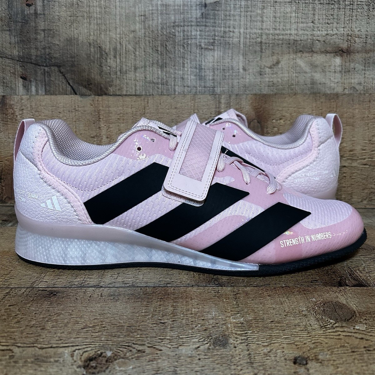 Adidas Adipower Weightlifting 3  Men’s Size 10.5 Women’s Sz 11.5 Teal White Pink Adidas Adipower Weightlifting 3 Shoes Teal White Pink JP9871  main image 2