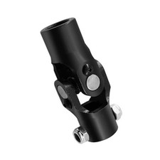 3/4  DD x 3/4  Round Black Steering Universal U Joint, Maximum Working Angle: