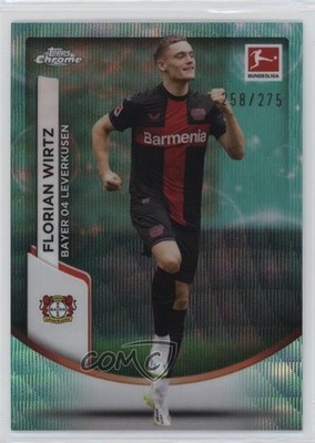 2023 Topps Chrome Bundesliga Aqua Bubbles Wave Refractor /275 Florian Wirtz n0c