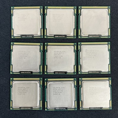 LOT OF 9 - Intel Core i3-530 / i3 540 SLBTD 3.067GHz 512KB/4MB Socket 1156 CPU