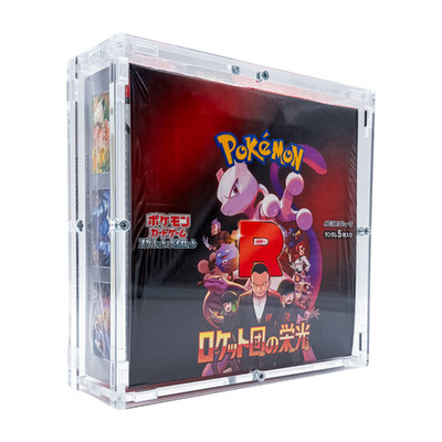 Acryl Case für Pokemon japanische Display Booster Box Glory of Team Rocket TCG