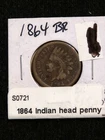 1864 INDIAN HEAD PENNY BRONZE