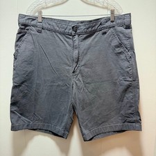Carhartt Rugged Flex Relaxed Fit Canvas Work Shorts Grey Mens Size 40