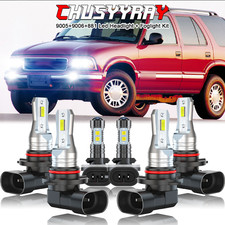For Gmc Jimmy 2001 6x 90059006881 Led Headlight Fog Bulbs High Low Beam 6pcs