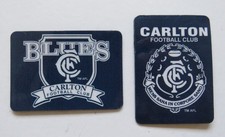 1990s Collectable AFL Fridge Magnets x 2: CARLTON (Blues)
