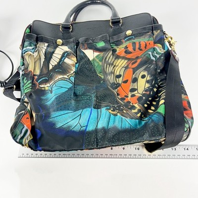 MZ Wallace rare Kingston butterfly tote bag large purse | eBay