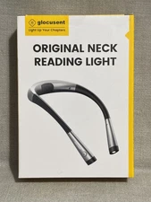 Glocusent Bendable Book Reading Neck Light USB-C Purple NWT