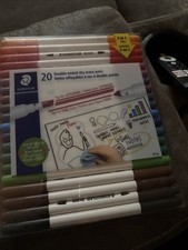 Staedtler Double-ended Dry Erase Pens Markers Pack Of 20