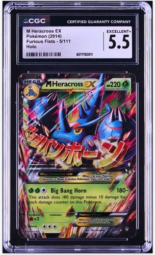 M Heracross-EX graded CGC 5.5 for sale on eBay