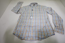Johnnie-O Golf Callum SMS Button Down Mens Size Medium Maliblu New INV12987678