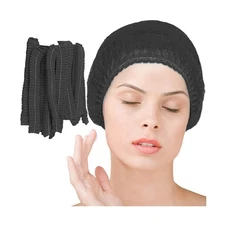 Disposable Bouffant Caps 100pcs,24inches Hair Net, Elastic Dust Cap for Food ...