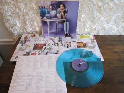 Olivia Rodrigo SOUR Vinyl Record Limited Edition NEON Blue Clear