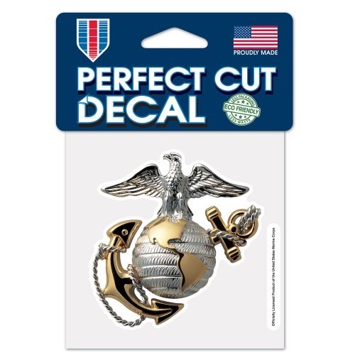 United States Marines Logo Perfect Cut Decal NEW! FREE SHIPPING! 3x3 Inches  - Picture 1 of 2