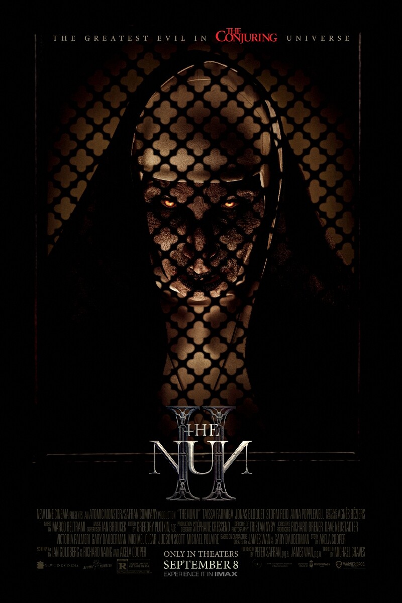 The Nun II (2023) Movie Poster 36x24" Horror Films Art Silk Print