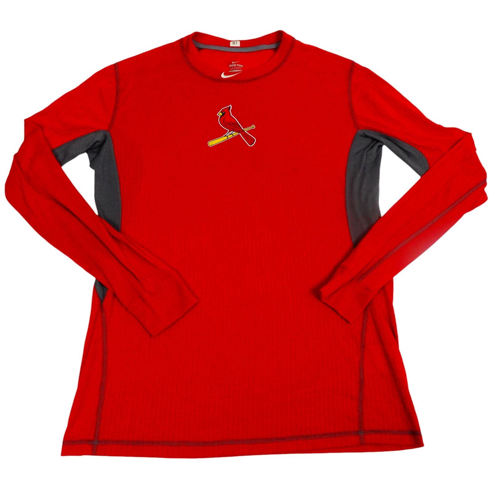 Nike Pro St Louis Cardinals 2019 Spring Training Practice Workout Game Used #87