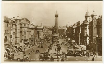 O'CONNELL STREET UND NELSON PILLAR, DUBLIN - Grafschaft Dublin Postkarte