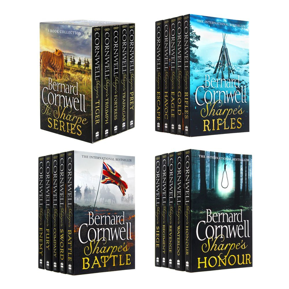 新品 cornwell Collection 洋書12冊セット Bernard Cornwell The Sharpe Series 1-20 Books Collection Set