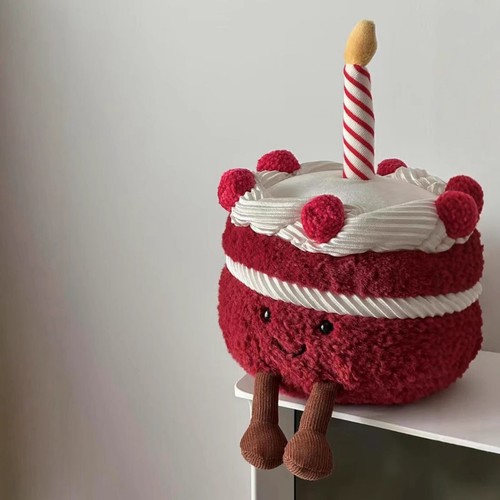 Neu Amuseables Cheri Cake Karikatur Geburtstagstorte Plüschtier Spielzeug - Bild 2 von 10