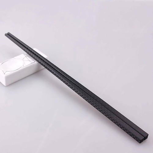 5 Pairs Premium Quality Alloy Chinese Japanese Chopsticks Dishwasher Safe Black - Picture 2 of 9