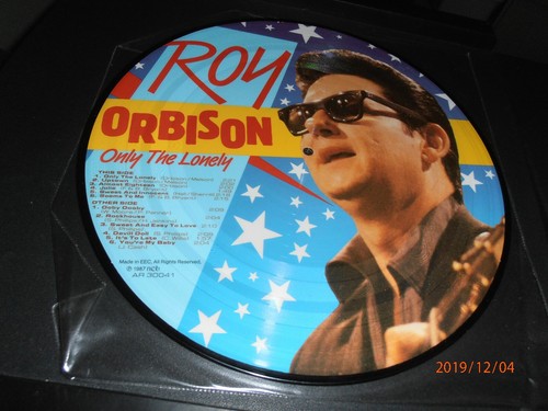 1987 ROY ORBISON ONLY THE LONELY RARE picture lp LIMITED EDITION - Picture 2 of 3