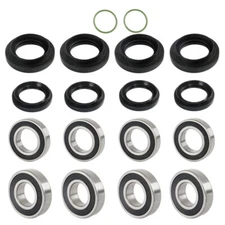 LABLT Front Rear Wheel Bearings Seals Kit For 2005-2013 Yamaha Rhino 450 660 700