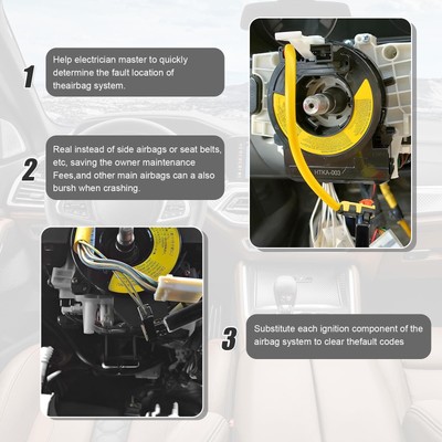 10 Simulateurs Airbag Universels Outil Diagnostic Voiture - Émulateur Résistance GTTHOK