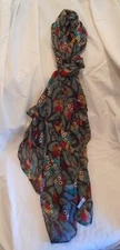 Vivian & Vincent Soft Owl Scarf 100% Viscose 70" x 34"