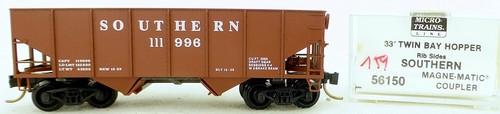 Micro Trains Line 56150 Southern 111996 33' Twin Hopper OVP 1:160 #K159 å | Zustand: Gebraucht