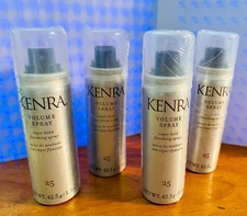 KENRA #25 - 80 VOC Finishing Hair Spray - 1.5 oz - Lot of 4 - Almost Gone!