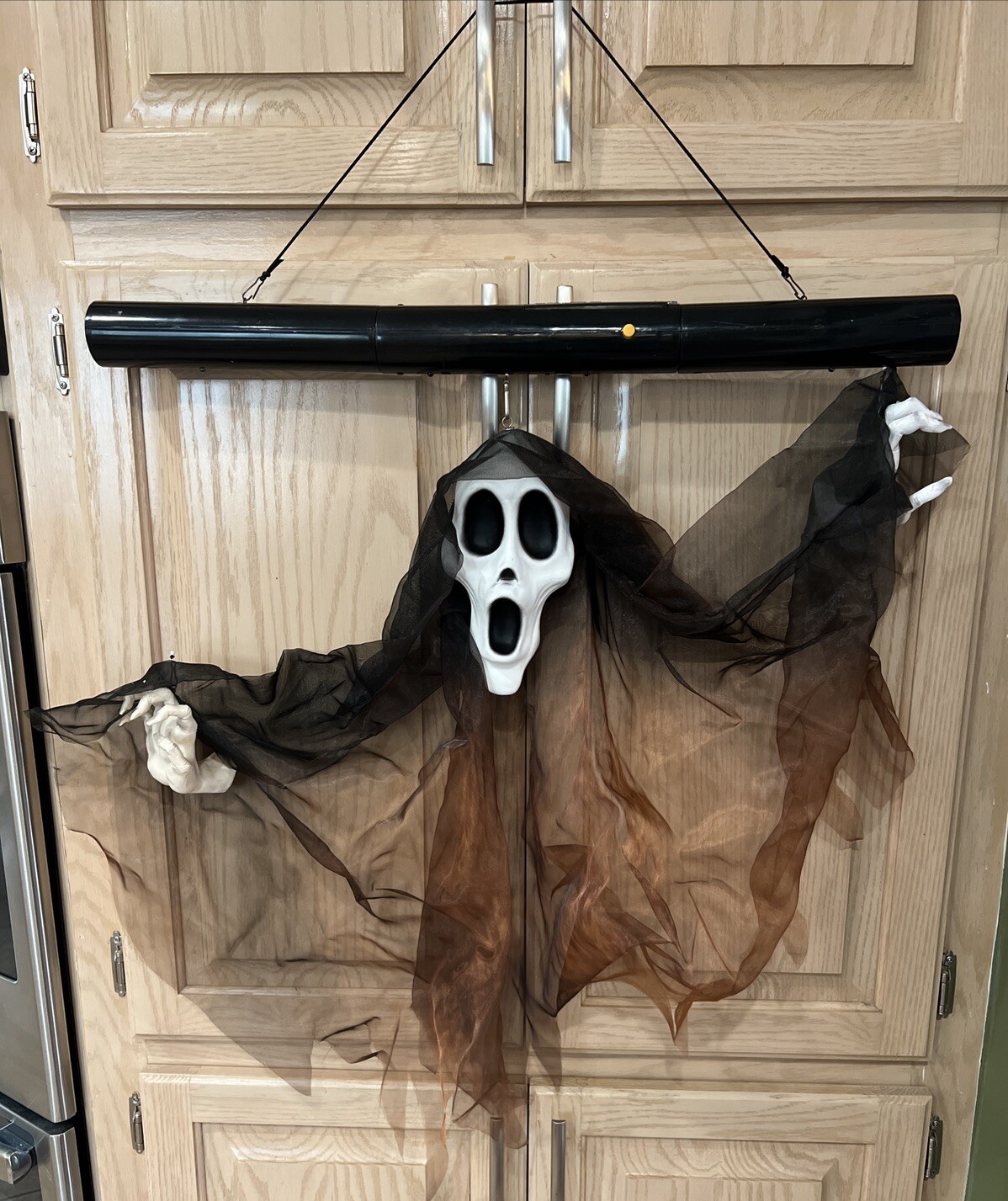 Gemmy Floating Grim Reaper Sound & Motion Activated Halloween Prop