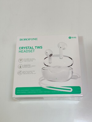 Borofone Bluetooth-Kopfhörer TWS BW46 Ice Flake weiß _0,11_5