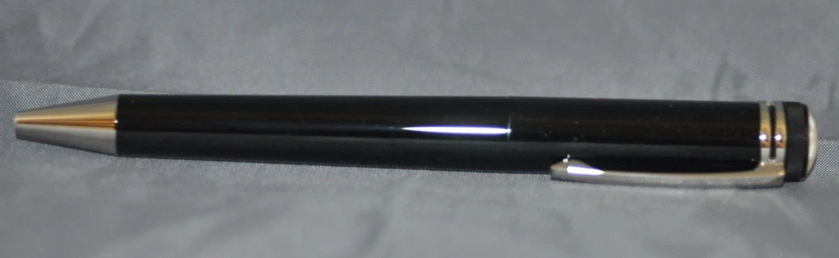 Montblanc Heritage Collection 1912 Black Resin Capless Rollerball Pen New 112524