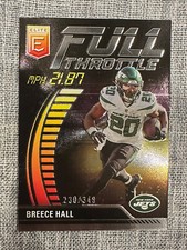 2023 Donruss Elite Football Breece Hall Full Throttle /349 Jets SP 🔥