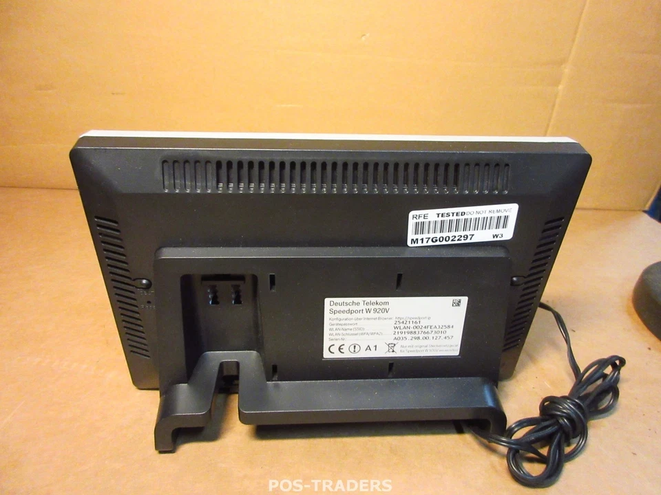 T-Com Speedport W 920V Wireless router ISDN/DSL 4-port switch 802.11b/g/ INCL PS - Bild 3 von 4