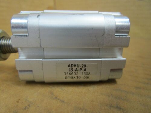 Festo Kompaktzylinder ADVU-20-15-A-P-A ADVU2015APA 156602 10 bar Neu - Bild 2 von 5