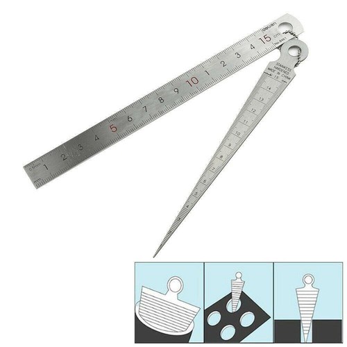 Wedge Feeler Hole Taper Gauge Ruler Welding Inspection G6H7 F5T7 TB1X0 B2Y0 - Picture 4 of 11